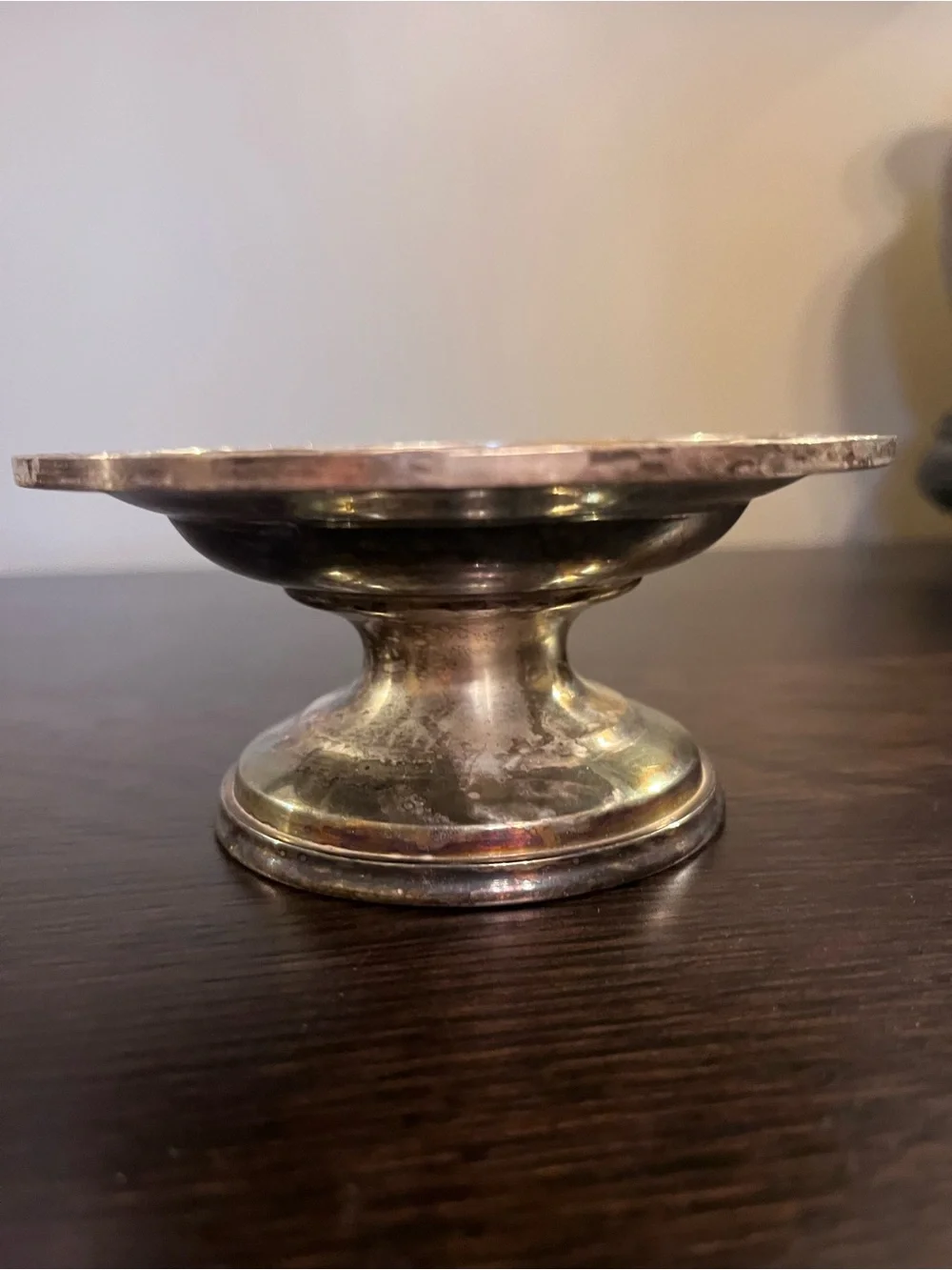 Vintage International Silver Soldered Commodore Perry Hotel Toledo Compote Dish
